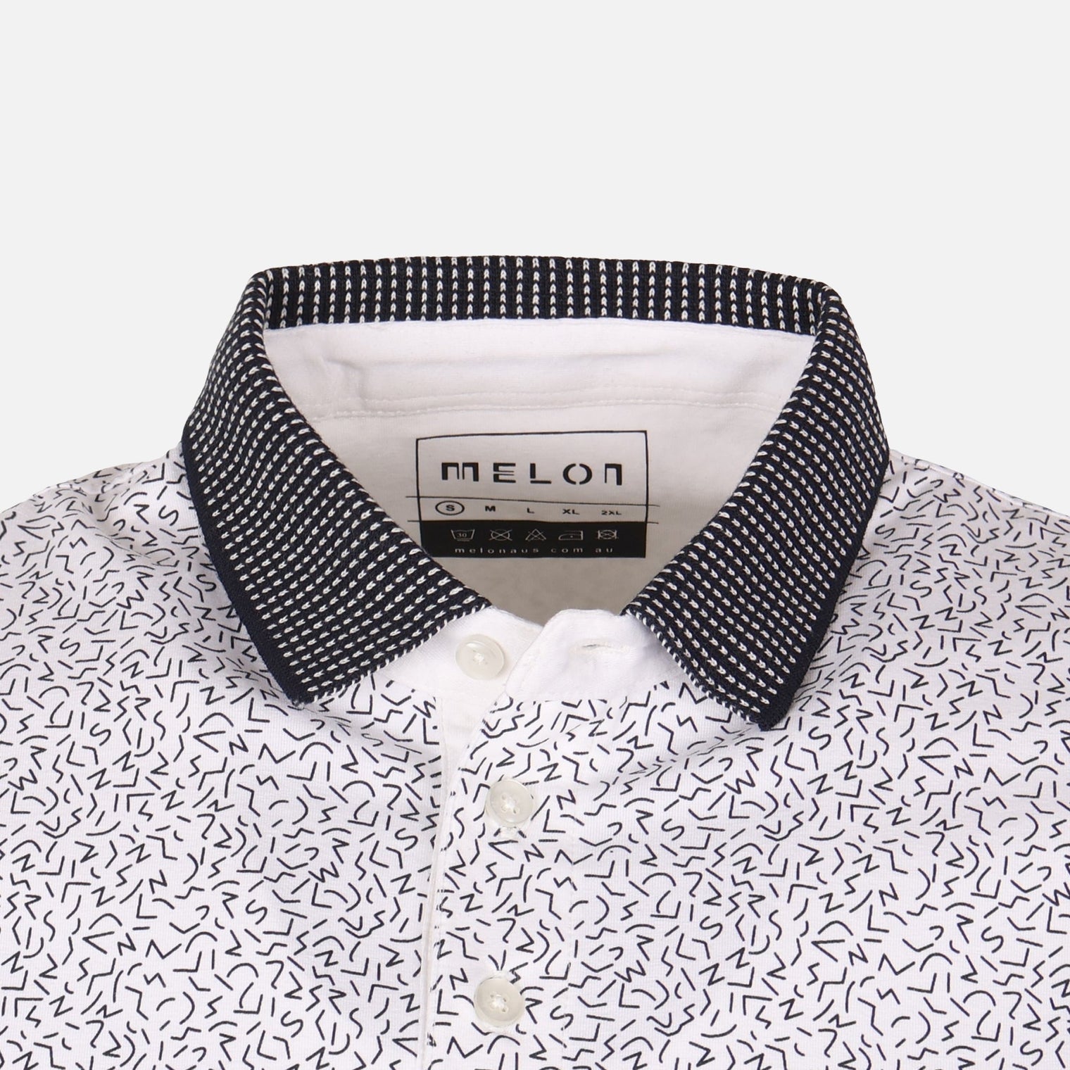 Men All-Over Print Polo T-Shirt Short Sleeve