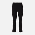 Women Cropped Flare Fit Jersey Pants