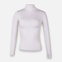 Women Basic Long Sleeve High Neck T-Shirt