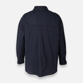 Women Linen Blend Oversized Shirt – Long Sleeve
