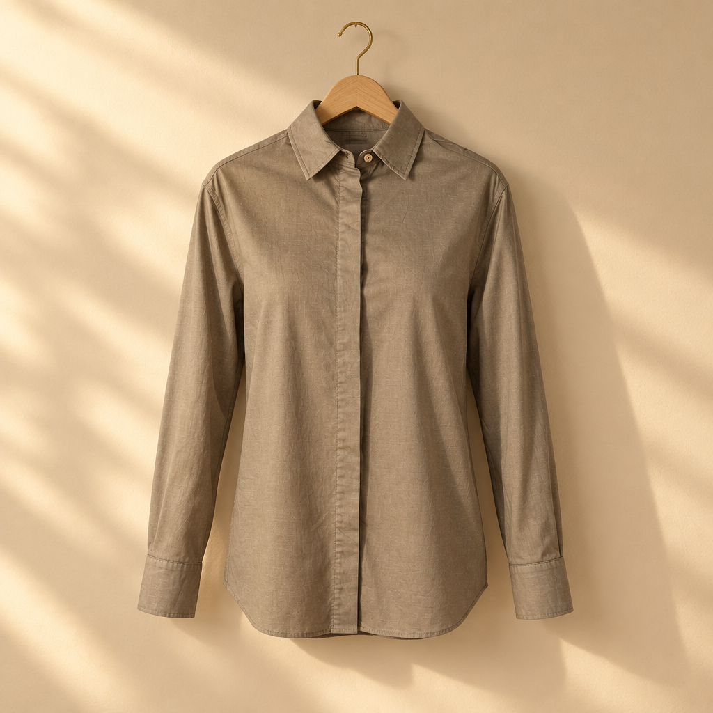 Women Linen Blend  Shirt