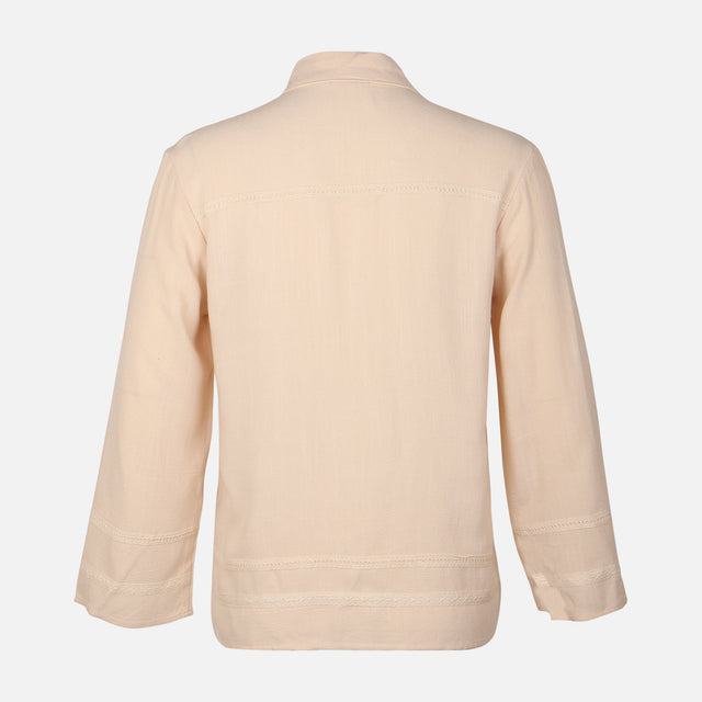 Women Linen Blend Shirt