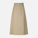 Women Linen Blend Maxi Skirt