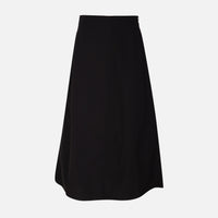 Women Linen Blend Maxi Skirt