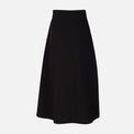 Women Linen Blend Maxi Skirt