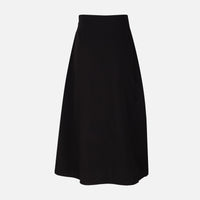 Women Linen Blend Maxi Skirt