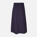 Women Linen Blend Maxi Skirt