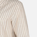 Women Linen Blend Striped Shirt