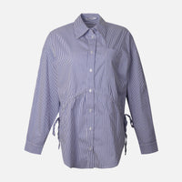 Women Striped Buttoned Tunic