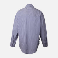 Women Striped Buttoned Tunic