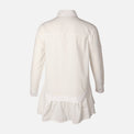 Women Poplin Oversize Button Tunic
