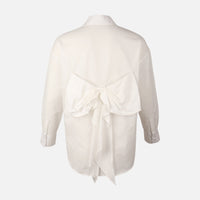Women Poplin Oversize Butterfly Shirt