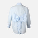Women Poplin Oversize Butterfly Shirt