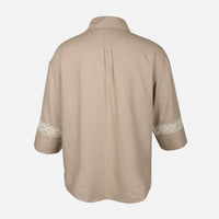 Women Lace Sleeve Shirt