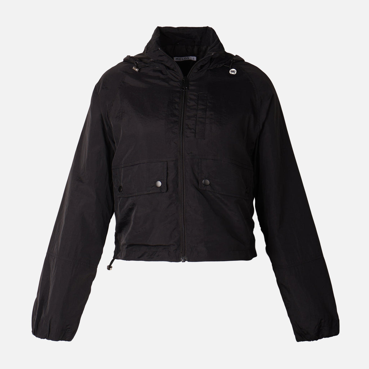 Women Woven Hooded Light Jacket
