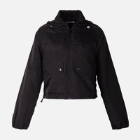 Women Woven Hooded Light Jacket