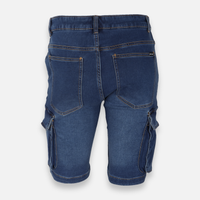 Men Denim Cargo Short