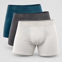 Men Modal Boxer Trunks – 3 Pack Underwear