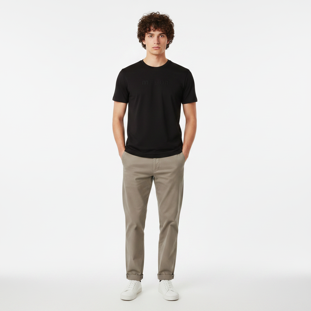 Men Round Neck Short Sleeve T-Shirt