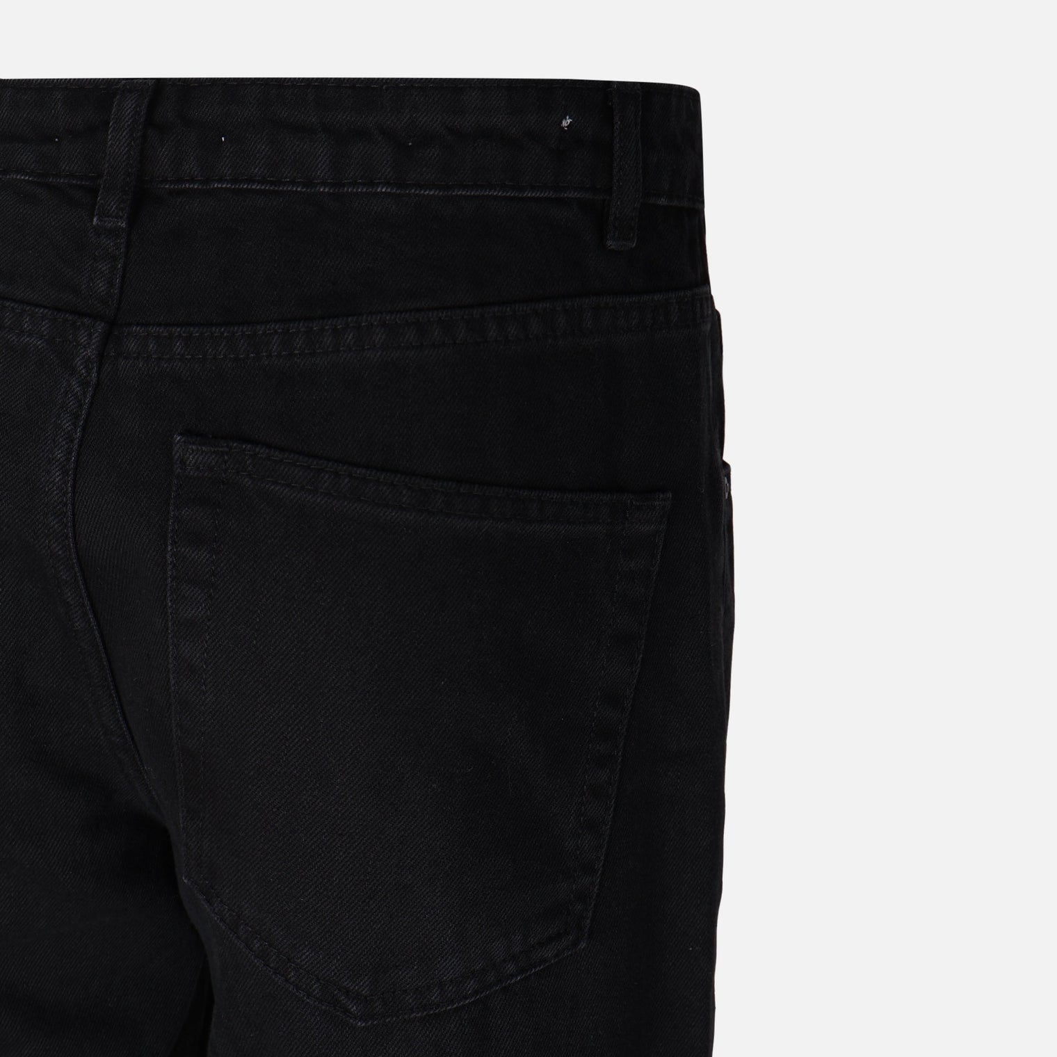 Womens Straight Mid Waist Pants Jeans