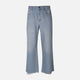 WOMEN WIDE LEG MID WAIST PANT JEANS