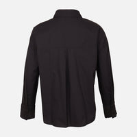 Women Oversize Lace Pocket Shirt