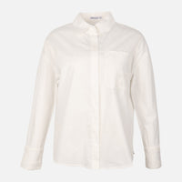 Women Oversize Lace Pocket Shirt