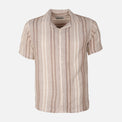 Mens Knitted Short Sleeve Shirt
