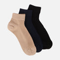 Ladies Ankle Socks 3 Pairs