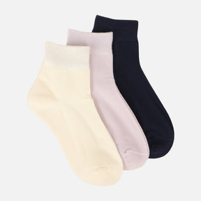 Ladies Quarter Socks 3 Pairs