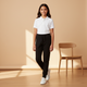 Girls Sports School Knitted Pants