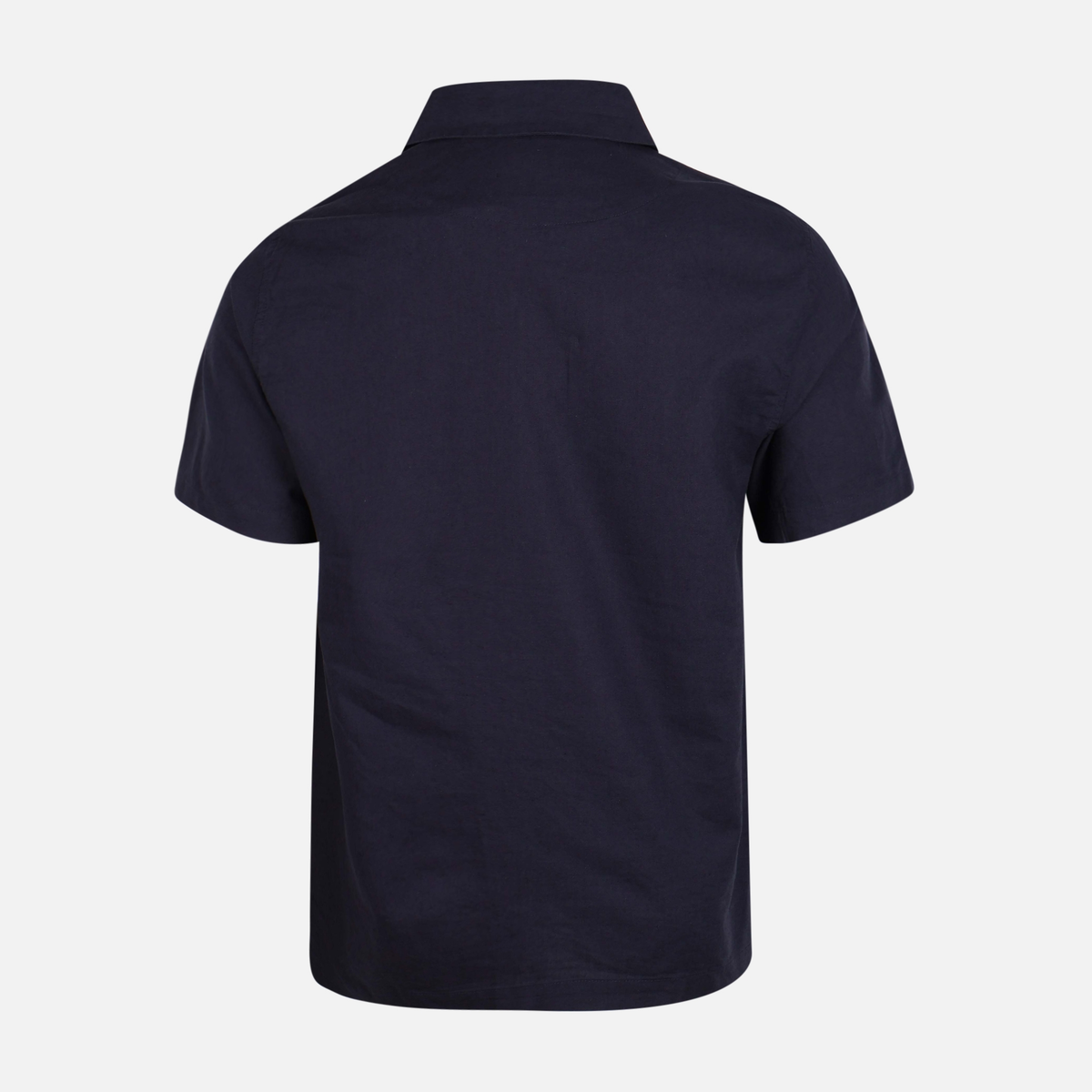 Men Casual Linen Shirt Short Sleeve