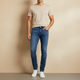 Men Denim Pants Jeans Slim Straight Fit