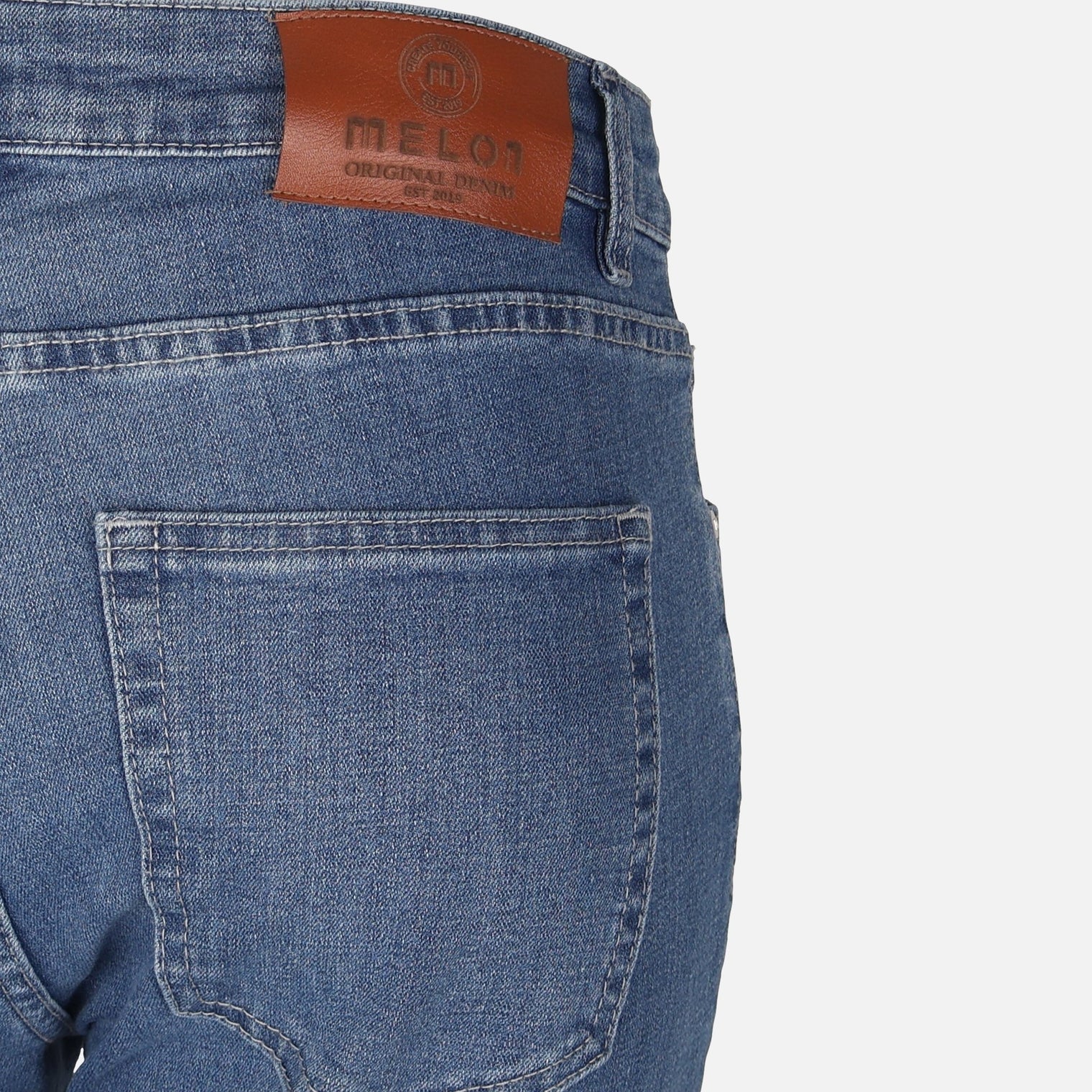 Men Denim Pants Jeans Slim Straight Fit