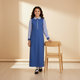 Girls Muthawasat Maxi Long Sleeve Dress