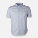 Men Basic Oxford Shirt Short Sleeve Spandex