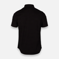 Men Basic Oxford Shirt Short Sleeve Spandex