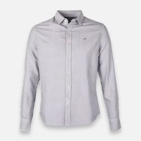 Men Oxford Stripe Shirt Long Sleeve