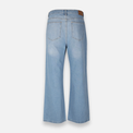 Womens Denim Pants Jeans Wide Leg