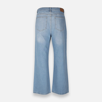 Womens Denim Pants Jeans Wide Leg