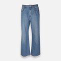 Womens Denim Pants Jeans Wide Leg