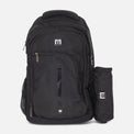 SENIOR MELON SCHOOL BACKPACK +ROUND SHAPE PENCIL CASE (48*30*20CM)