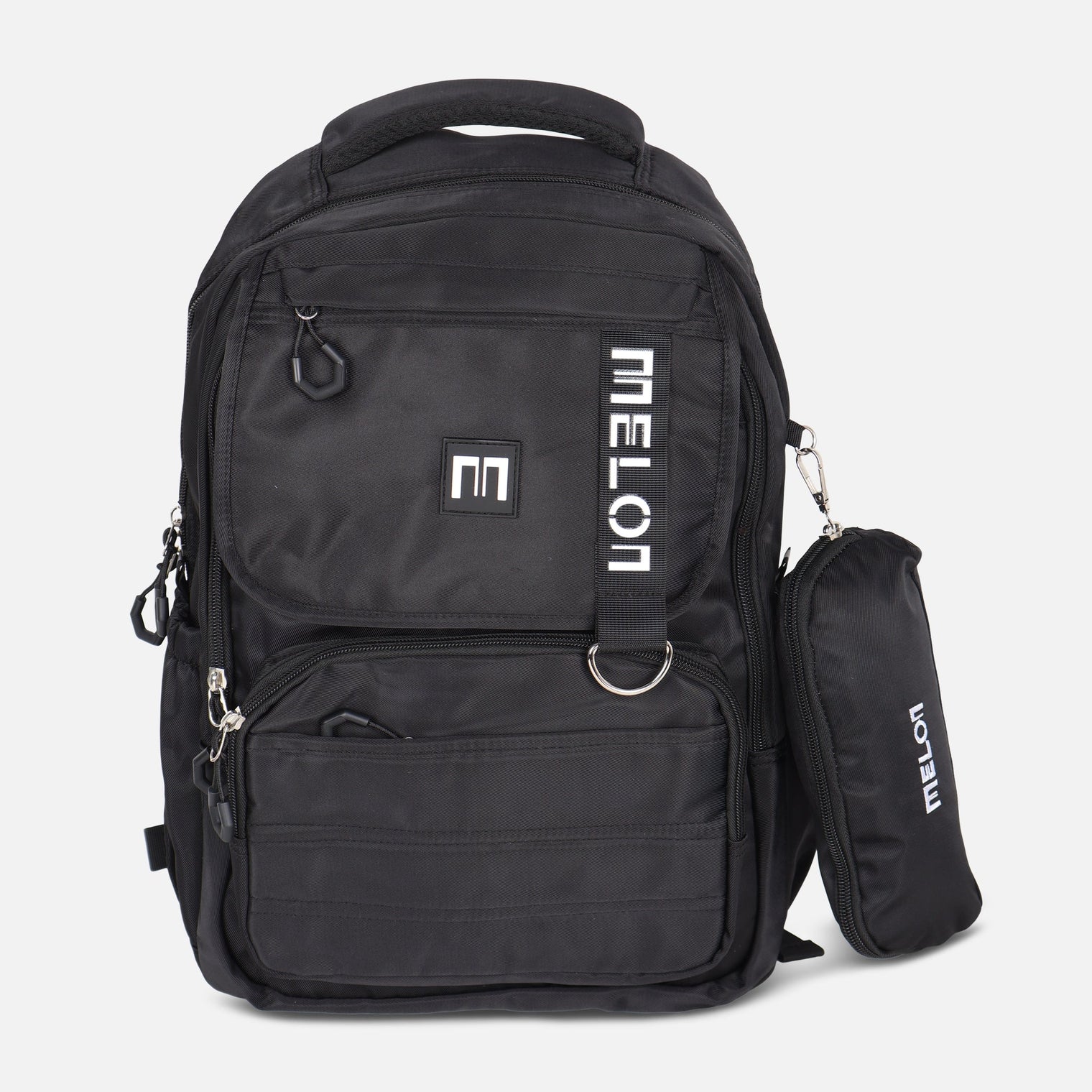 JUNIOR MELON SCHOOL BACKPACK +LONG SHAPE PENCIL CASE (30*45*18CM)