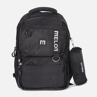 JUNIOR MELON SCHOOL BACKPACK +LONG SHAPE PENCIL CASE (30*45*18CM)