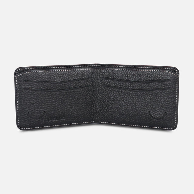 MEN BI-FOLD LEATHER WALLET