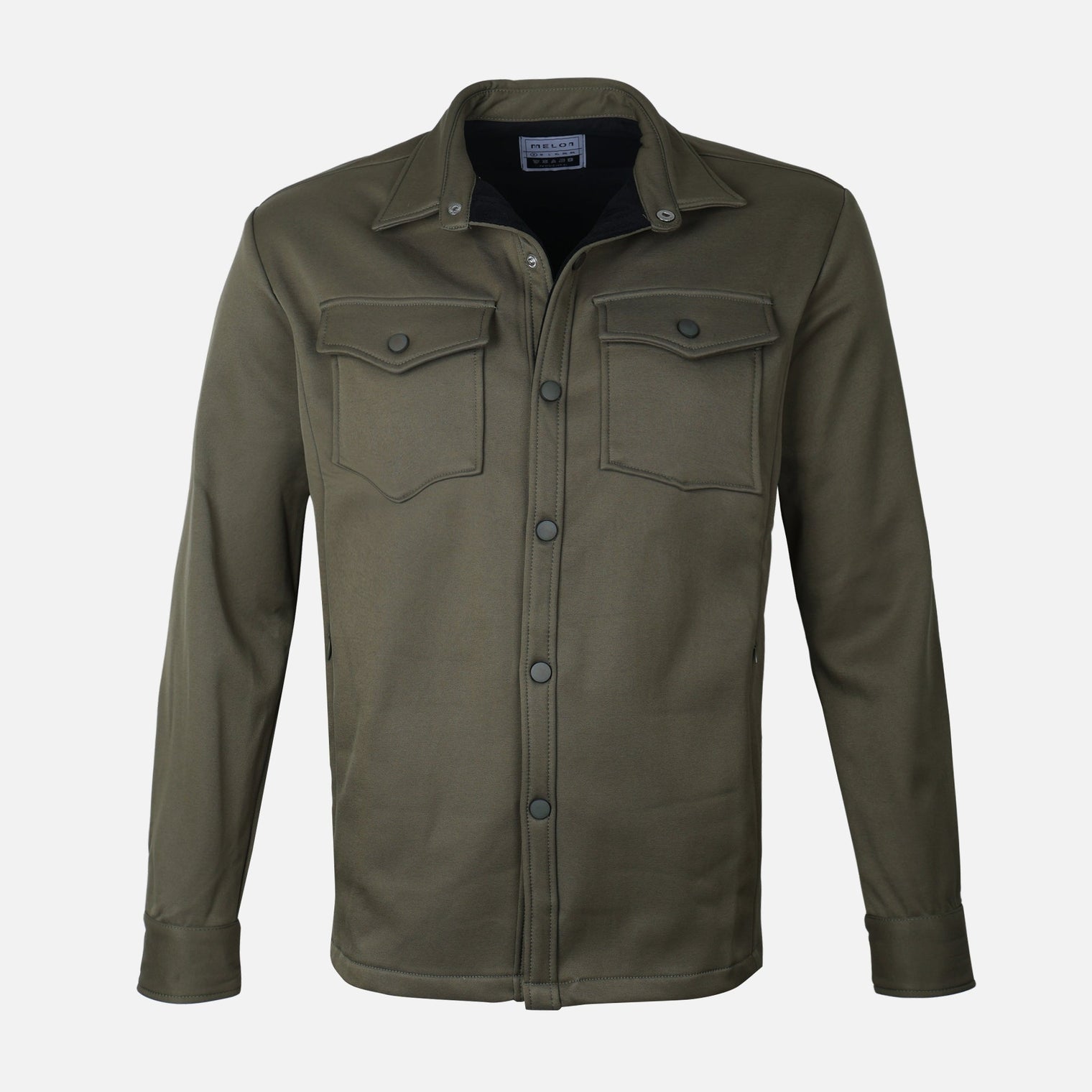 MEN LONG SLEEVE SHIRT SPREAD COLLAR