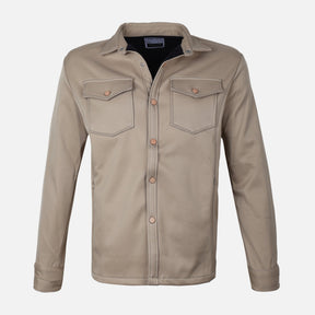 MEN LONG SLEEVE SHIRT SPREAD COLLAR