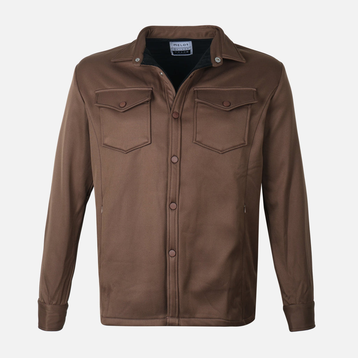 MEN LONG SLEEVE SHIRT SPREAD COLLAR