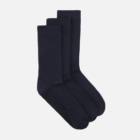 Men Diabetic Hand Linked Bamboo Crew Socks