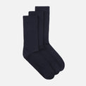 Men Diabetic Hand Linked Bamboo Crew Socks